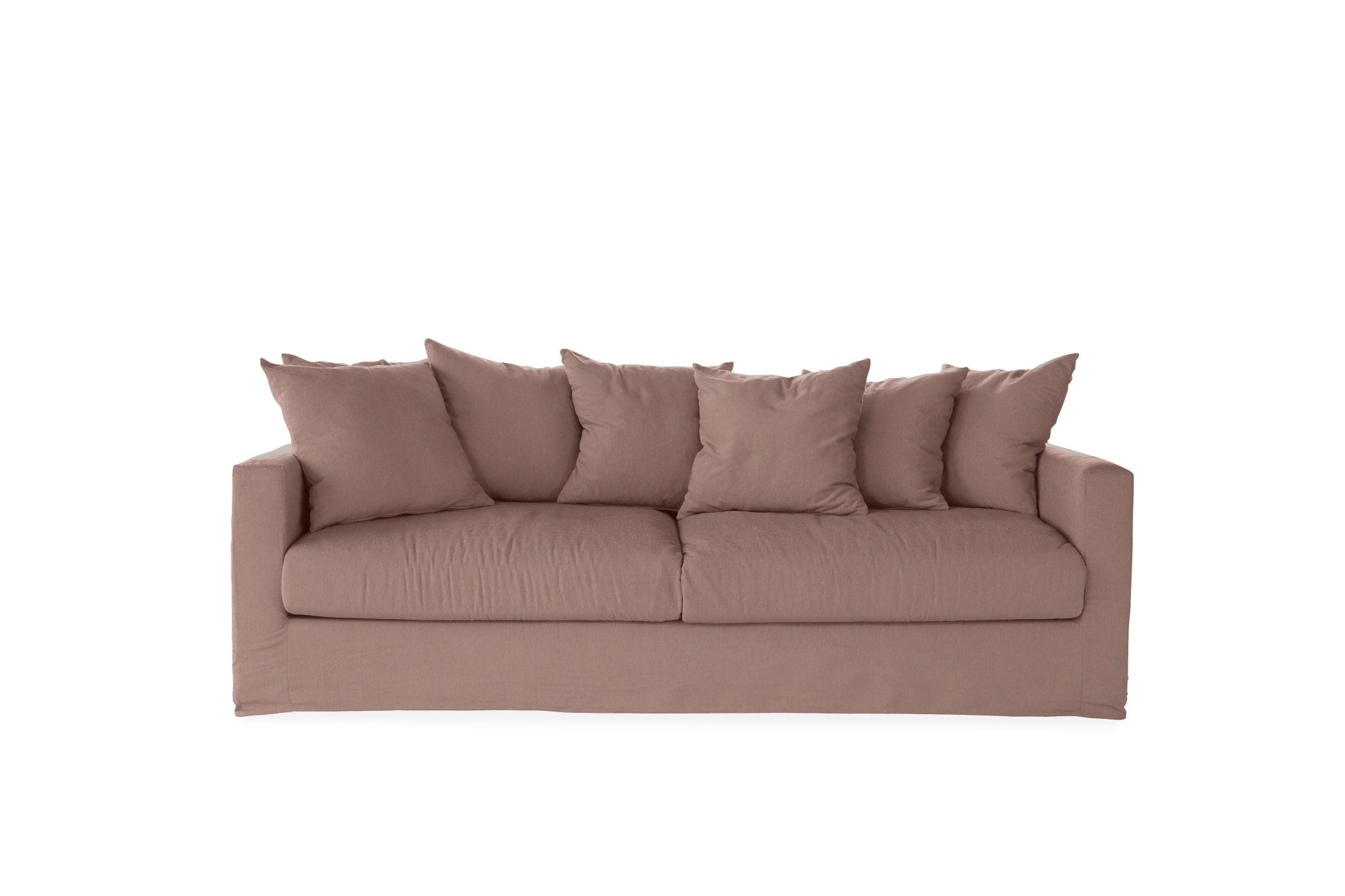ALMA 3-seater Sofa, Corduroy, Dusty Pink, removable & washable covers - Scandinavian Stories by Marton