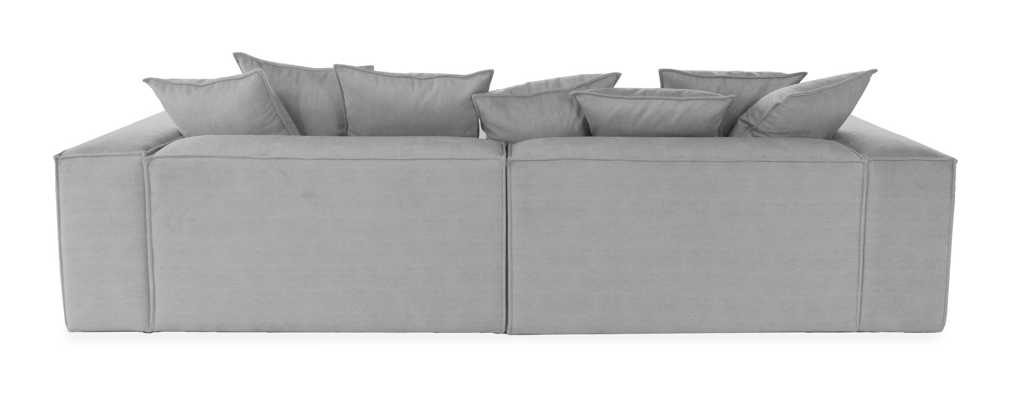 ASTRID L-shaped Sofa, exclusive Corduroy, Concrete removable & washable covers - Scandinavian Stories by Marton