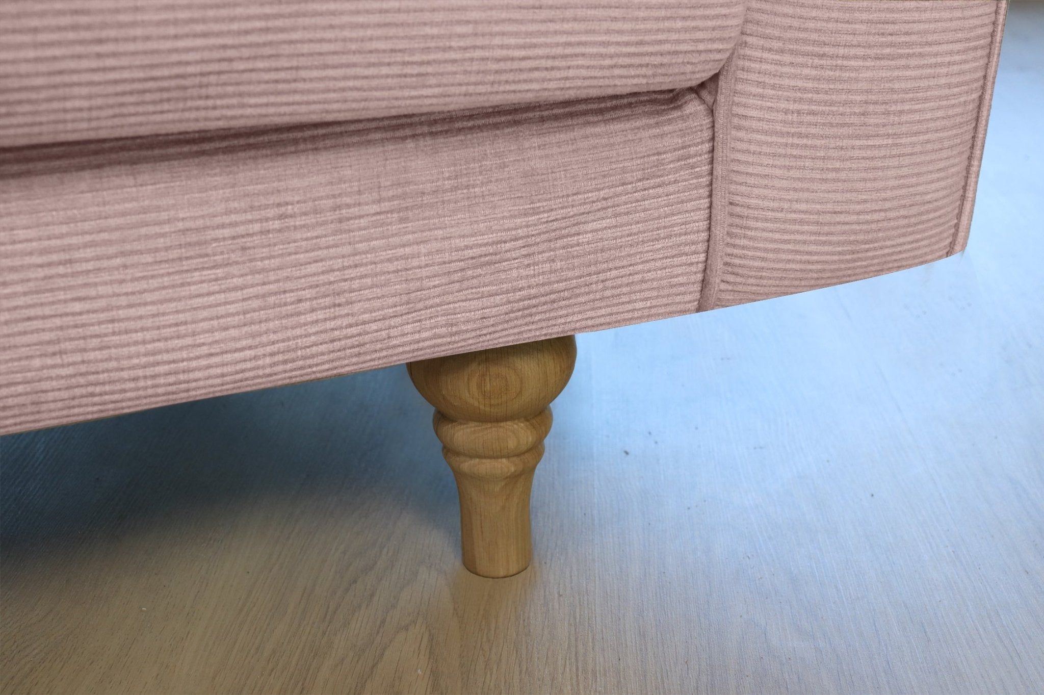 SELMA 4-seater sofa/sofa bed Exclusive Corduroy, Dusty Pink removable & washable covers - Scandinavian Stories by Marton