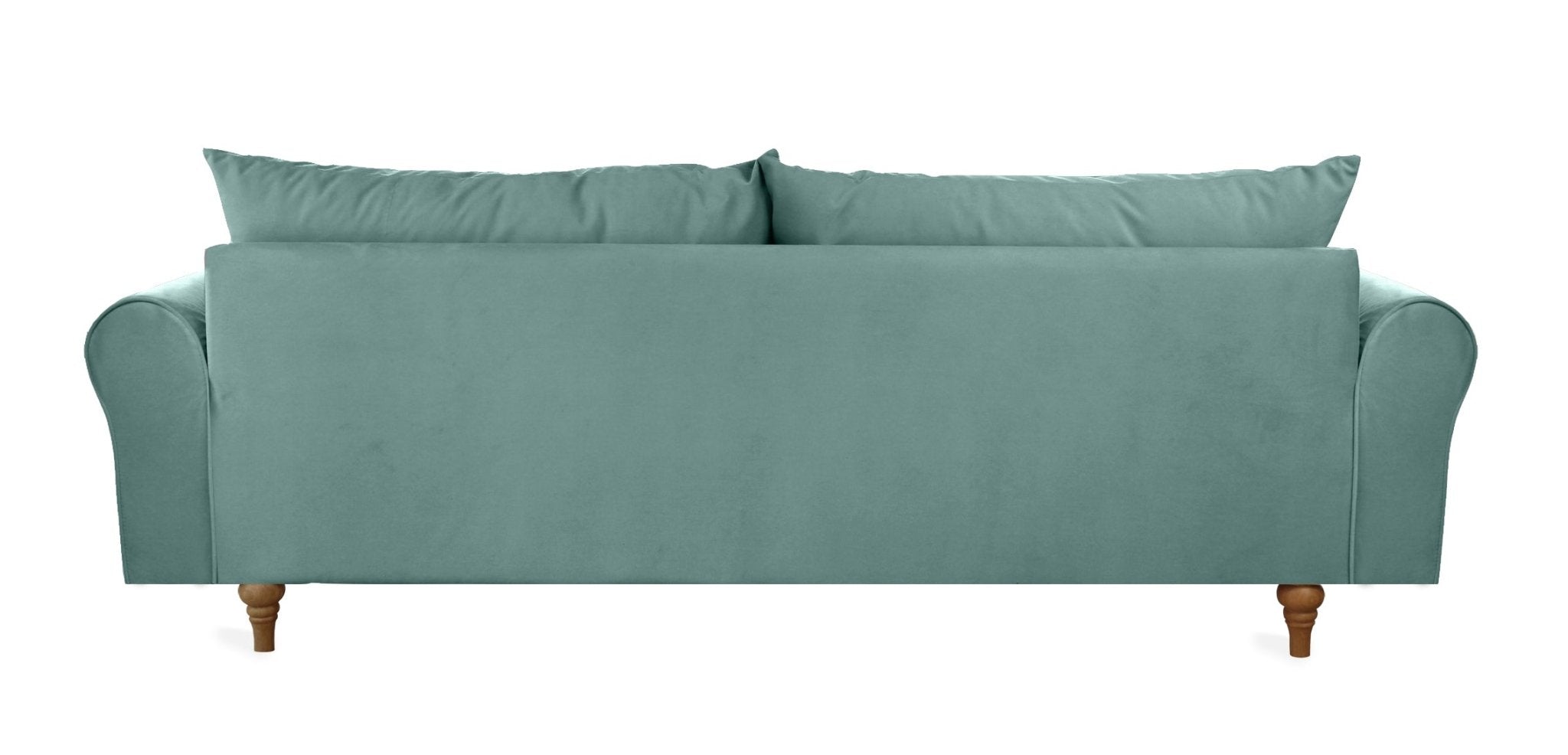 SELMA 4-seater sofa/sofa bed Exclusive Velvet, Light Petrolium removable & washable covers - Scandinavian Stories by Marton