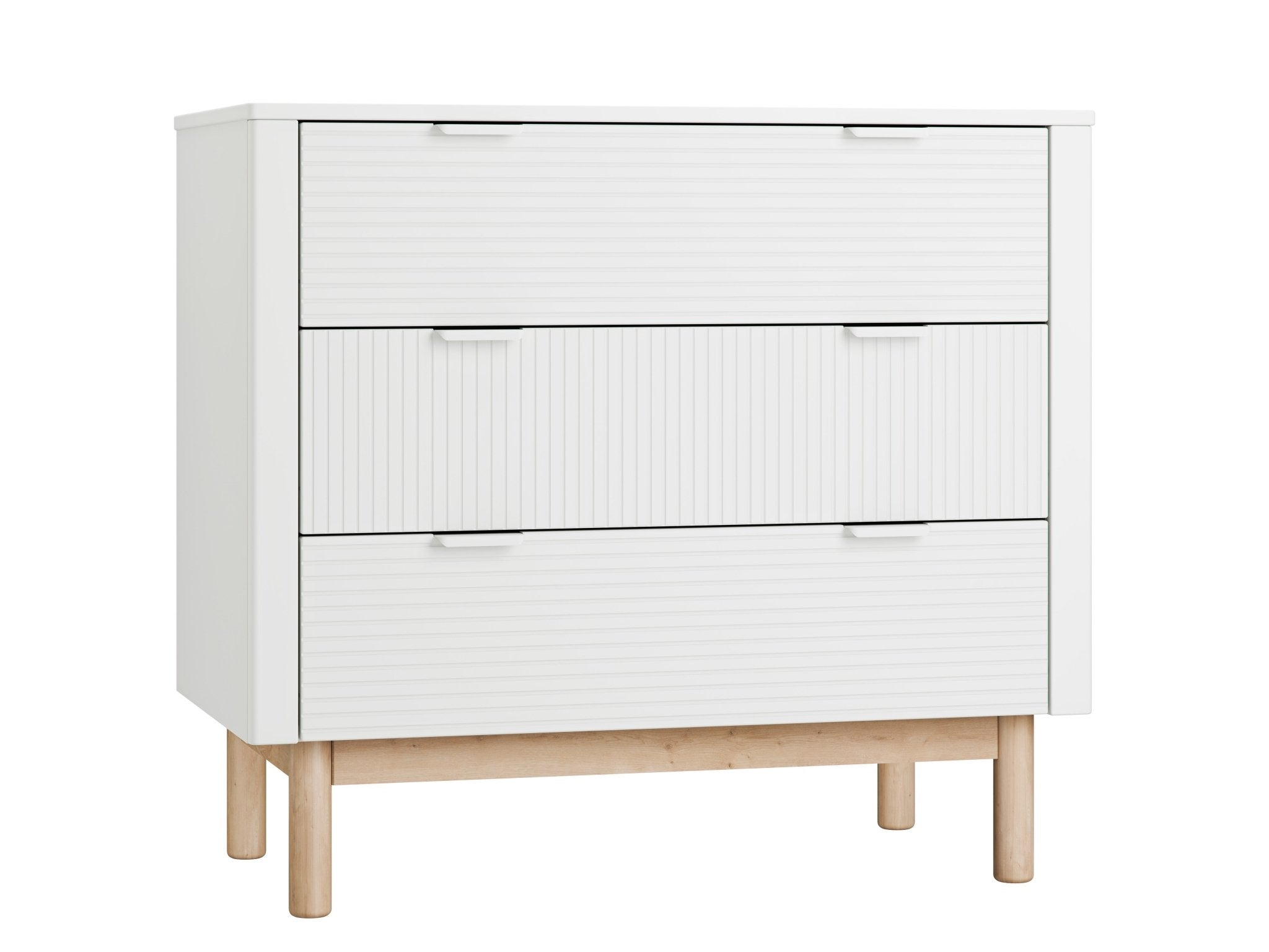 Maria 3-drawers chest White color
