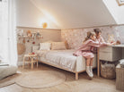 Maja Bed/Cot 3, growing functions 140x 70 cm Champagne color - Scandinavian Stories by Marton