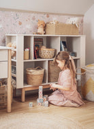 Maja Bookcase low, Champagne color - Scandinavian Stories by Marton