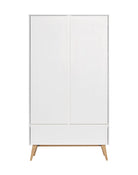 Saga 2-door wardrobe + 1 drawer wardrobe White color - Scandinavian Stories by Marton