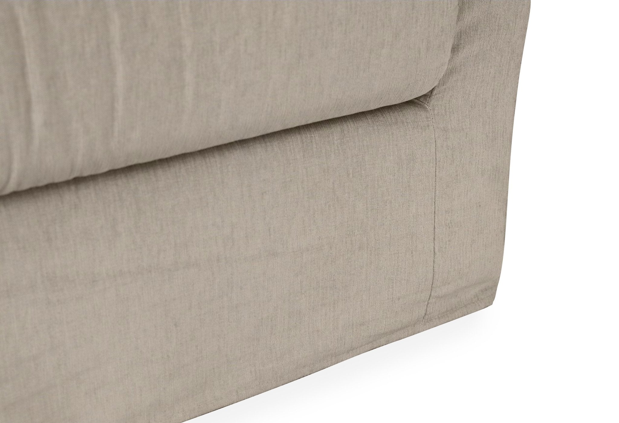 ALMA 3-seater Sofa, Corduroy, Sand, removable & washable covers - Scandinavian Stories by Marton