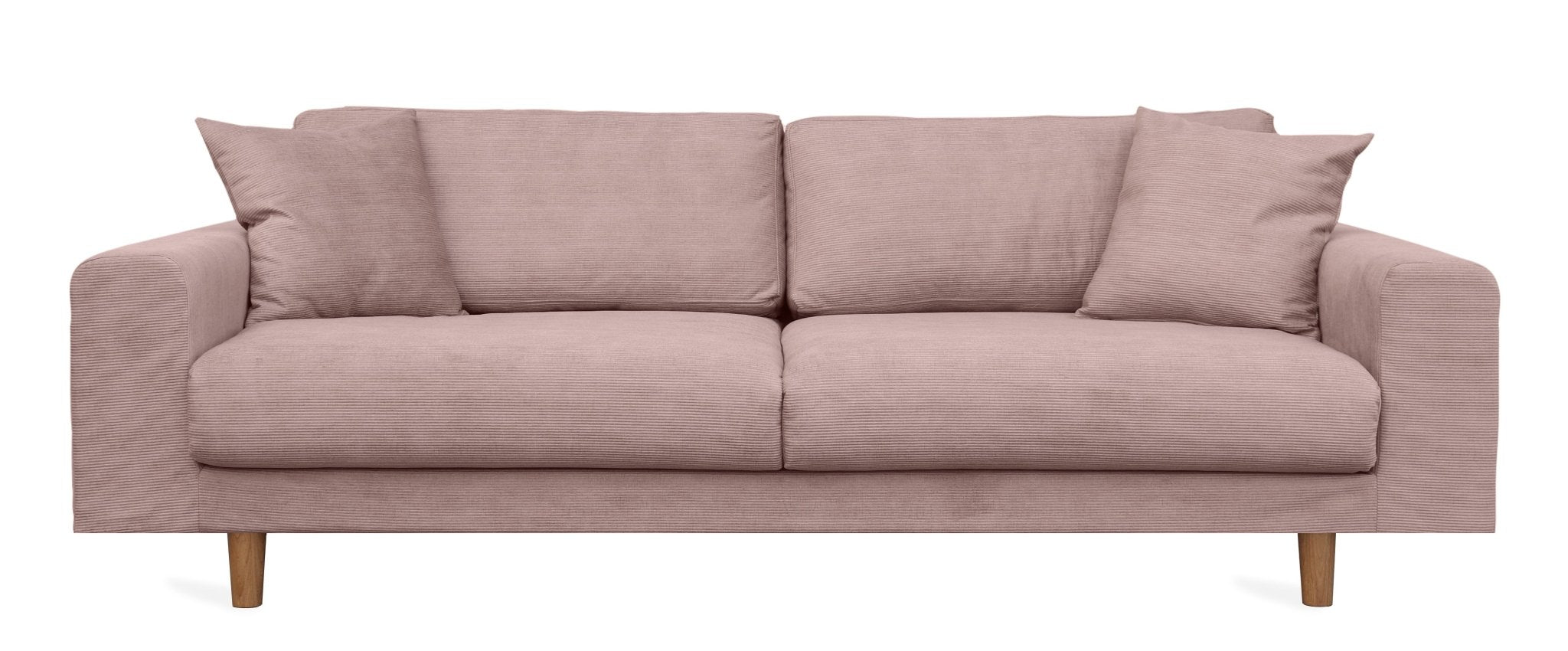 TOVE 4-seater sofa/sofa bed Exclusive Corduroy, Dusty Pink removable & washable covers - Scandinavian Stories by Marton