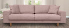 TOVE 4-seater sofa/sofa bed Exclusive Corduroy, Dusty Pink removable & washable covers - Scandinavian Stories by Marton